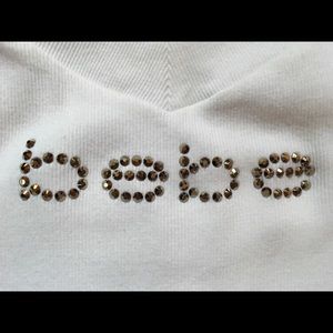 bebe Tops - BEBE Rhinestone Halter Top M bebe Tops - BEBE Rhinestone Halter Top M